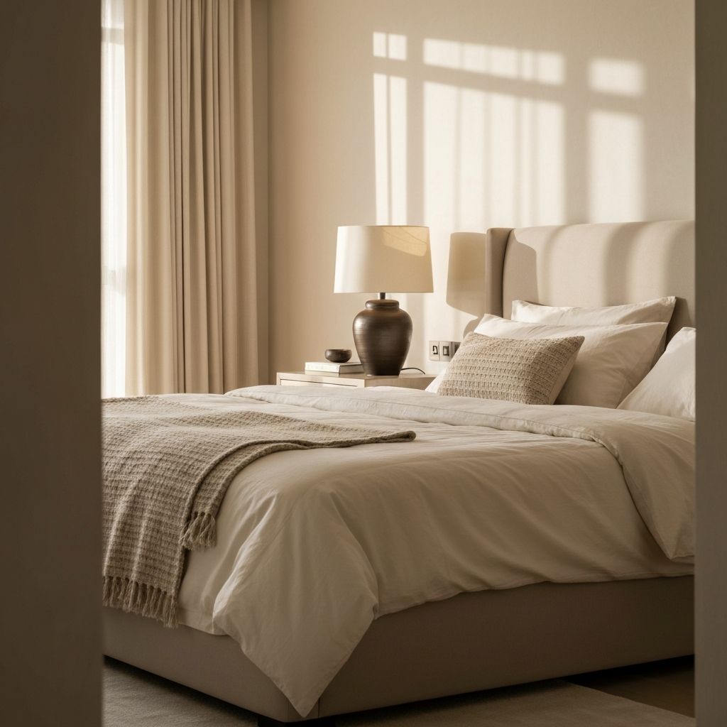Elegant bedroom interior