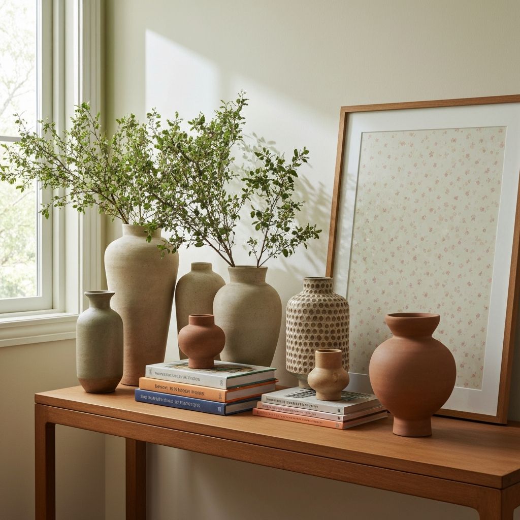 Interior styling vignette